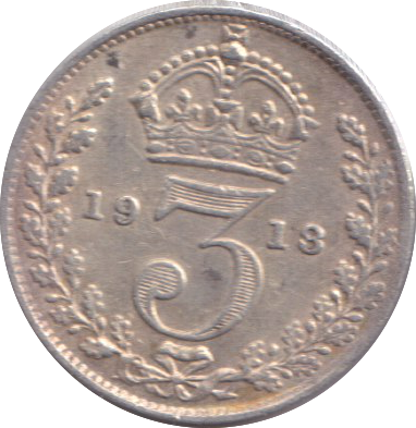 1918 THREEPENCE ( GF )