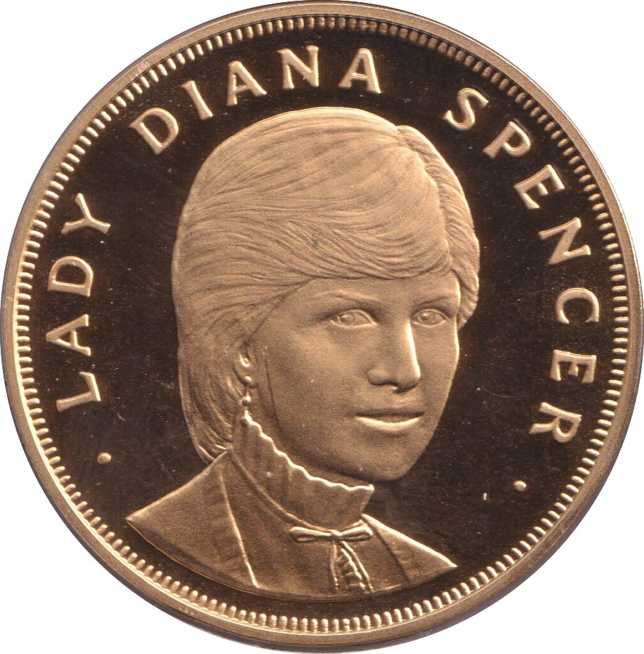 1981 ROYAL WEDDING LADY DIANA SPENCER MEDALLION