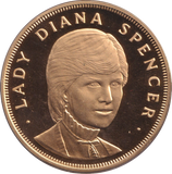 1981 ROYAL WEDDING LADY DIANA SPENCER MEDALLION