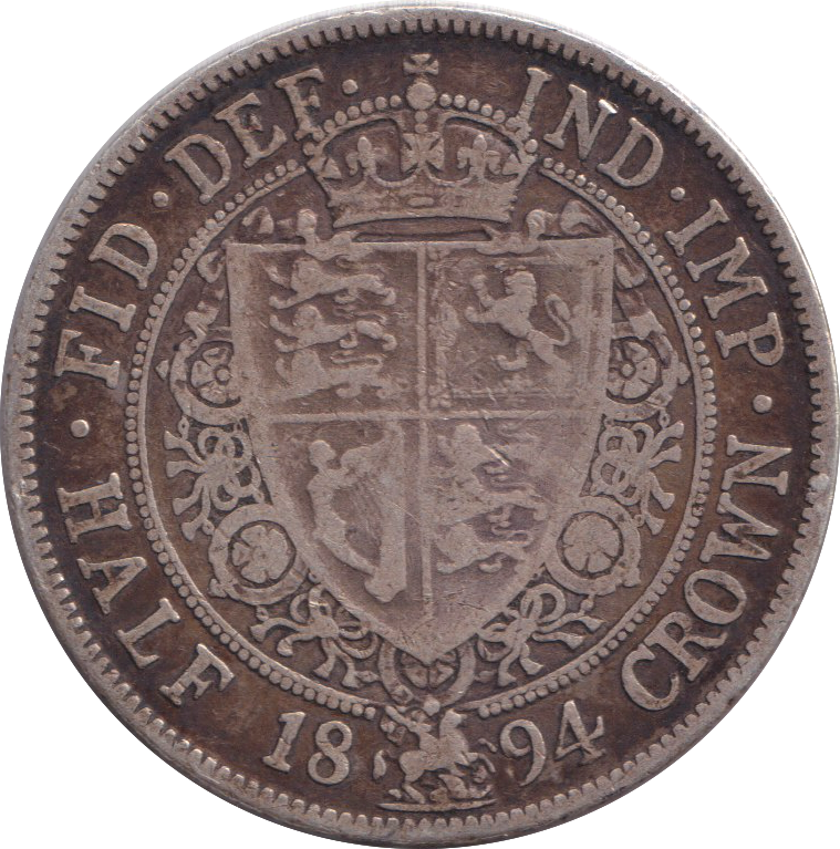 1894 HALFCROWN ( GF )