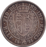 1894 HALFCROWN ( GF )