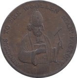1792 EXETER HALFPENNY TOKEN