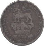 1827 SIXPENCE ( FINE )