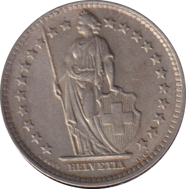 1963 2 FRANC SWITZERLAND