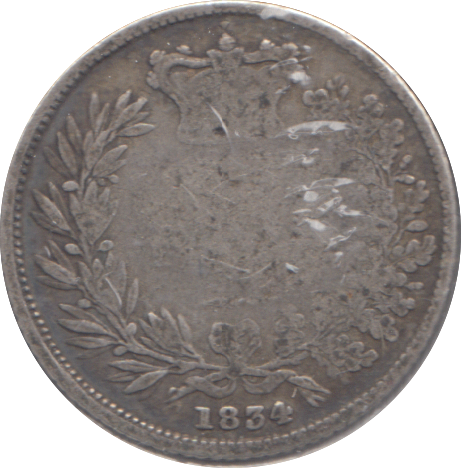 1834 SIXPENCE ( FAIR )