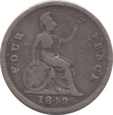 1849 FOURPENCE ( FINE )