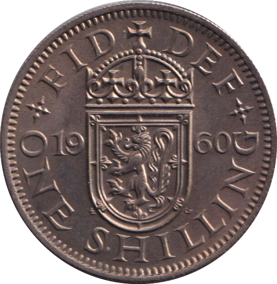 1960 SCOTTISH SHILLING ( UNC )