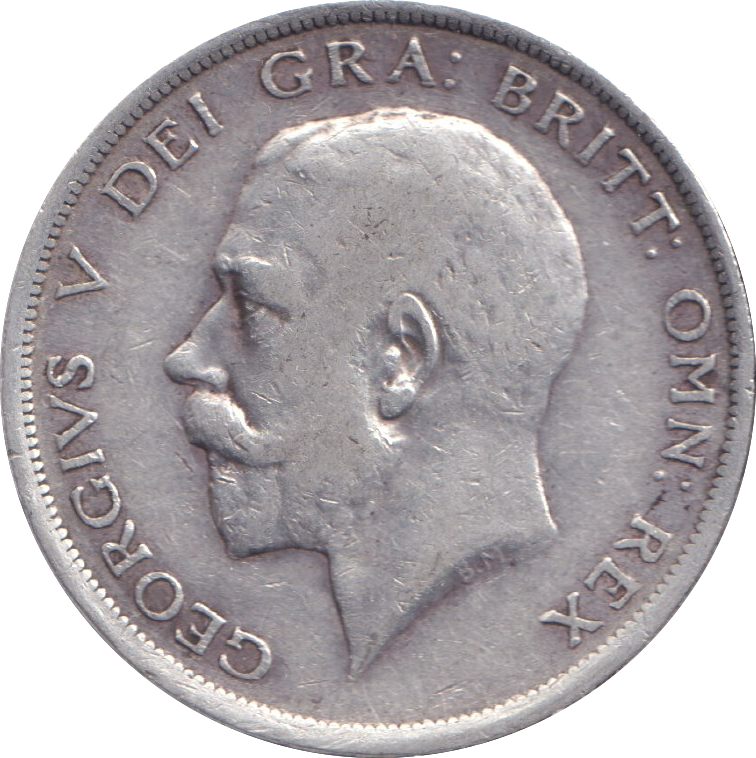 1919 HALFCROWN ( FINE )