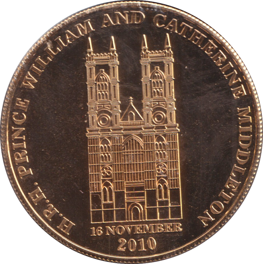 2010 MEDALLION PRICE WILLIAM AND CATHERINE MIDDLETON ENGAGEMENT