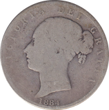 1884 HALFCROWN ( FAIR )
