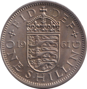 1961 ENGLISH SHILLING ( UNC )