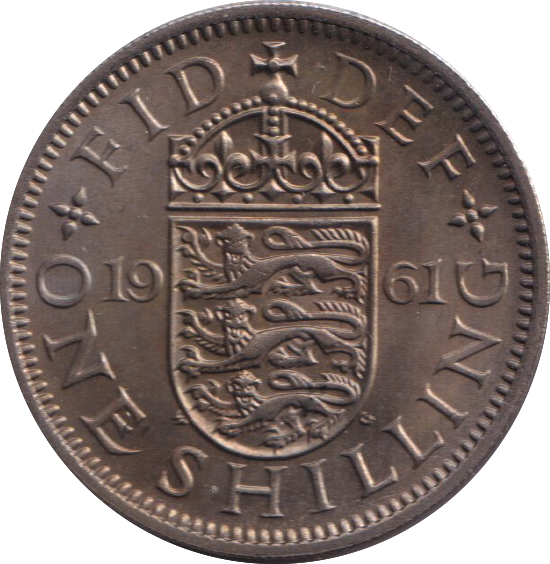 1961 ENGLISH SHILLING ( UNC )