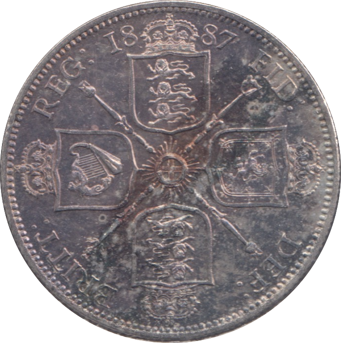 1887 FLORIN ( AUNC )