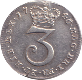 1746 MAUNDY THREEPENCE ( GVF )