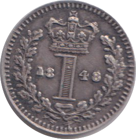 1848 MAUNDY PENNY ( GVF )