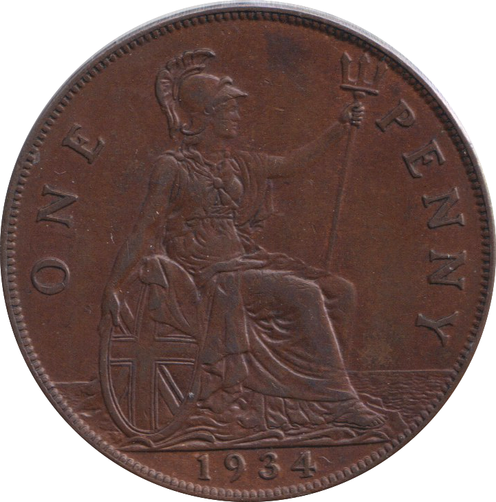 1934 PENNY ( EF )
