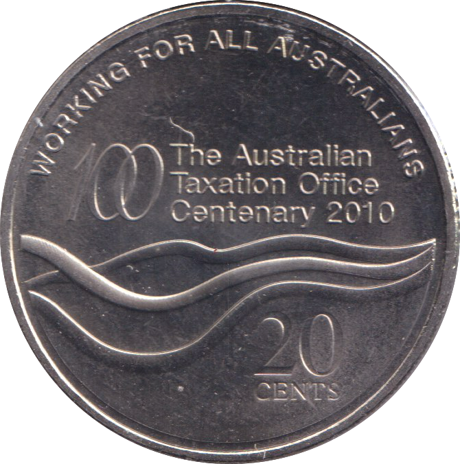2010 20 CENTS WORKING FOR ALL AUSTRALIANS AUSTRALIA