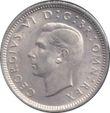 1946 SIXPENCE ( UNC )