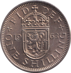 1963 SCOTTISH SHILLING ( UNC )