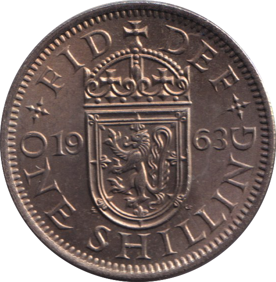 1963 SCOTTISH SHILLING ( UNC )