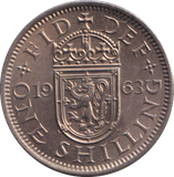 1963 SCOTTISH SHILLING ( UNC )