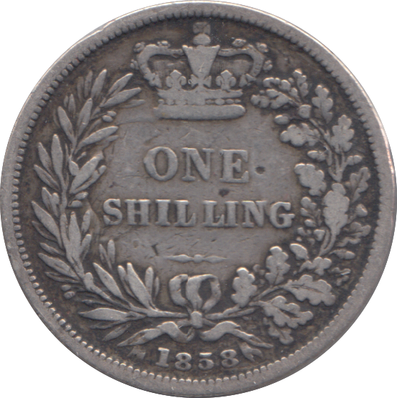 1858 SHILLING ( GF )