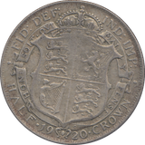 1920 HALFCROWN ( FINE )
