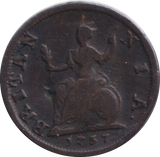 1737 FARTHING ( GF )