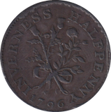 1796 HALF PENNY TOKEN INVERNESS