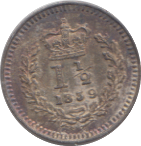 1839 THREE HALF PENCE ( AUNC )