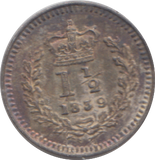 1839 THREE HALF PENCE ( AUNC )