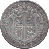 1912 HALFCROWN ( FINE )
