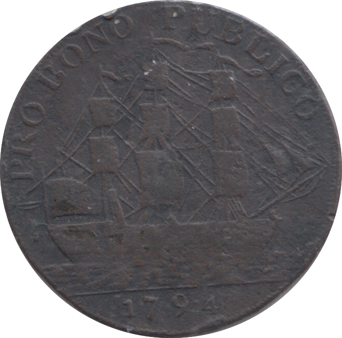 1794 GOSPORT HALFPENNY TOKEN