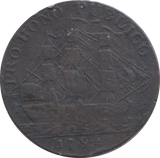 1794 GOSPORT HALFPENNY TOKEN