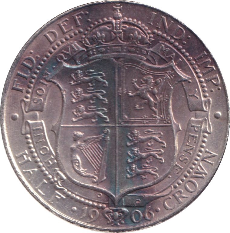 1906 HALFCROWN ( AUNC )