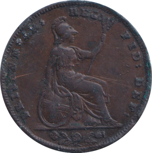 1852 FARTHING ( GVF )