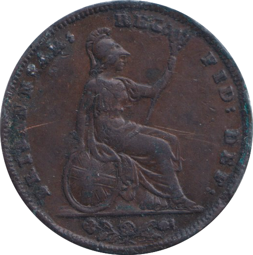 1852 FARTHING ( GVF )