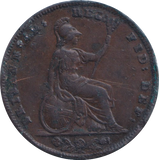 1852 FARTHING ( GVF )