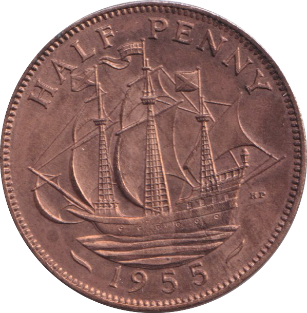 1955 HALFPENNY ( BU )