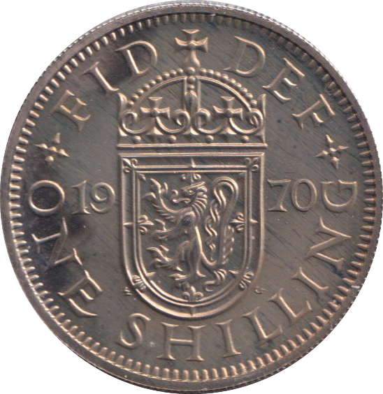 1970 SCOTTISH SHILLING ( PROOF )