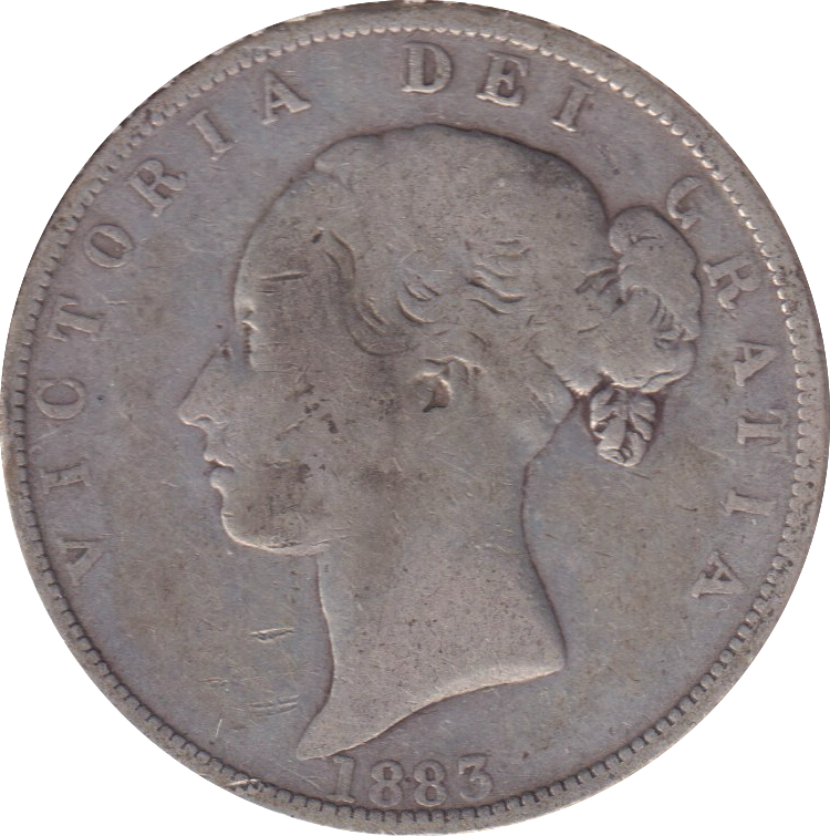 1883 HALFCROWN ( FINE )