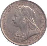1896 EF MAUNDY FOURPENCE