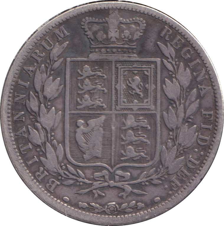 1887 HALFCROWN ( GF )