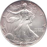 2005 AMERICAN EAGLE SILVER DOLLAR 1 OZ FINE SILVER USA