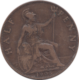 1905 HALFPENNY ( GF )