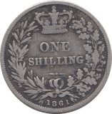 1861 SHILLING ( FINE )
