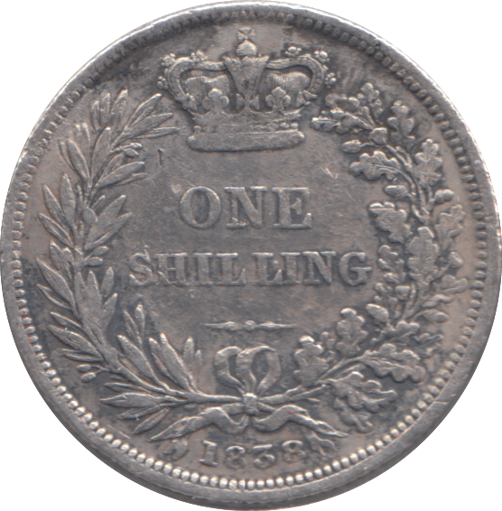 1838 SHILLING ( FINE )