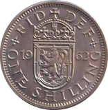 1962 SCOTTISH SHILLING ( UNC )