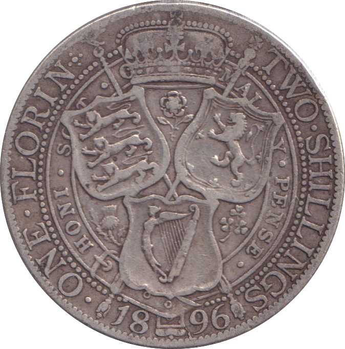 1896 FLORIN ( FINE )