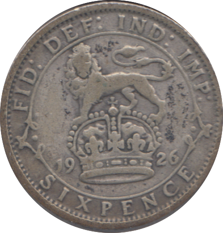 1926 SIXPENCE ( FINE )